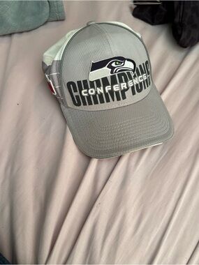 Seattle Seahawks Gray "Conference Champions" 2014 Hat
